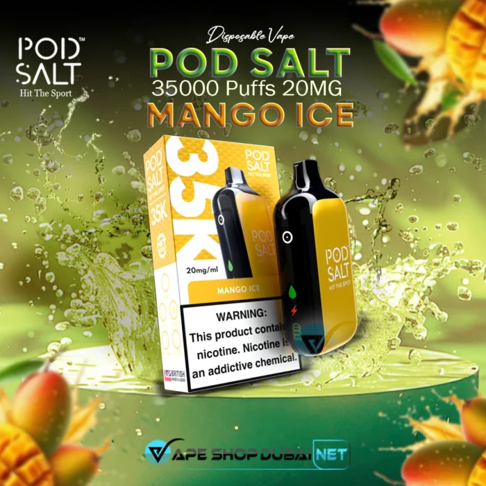 Pod Salt 35k Puffs 20mg Disposable Vape MONGO ICE in UAE