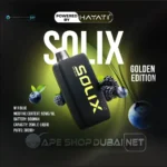 Hayati Solix 30000 Puffs Disposable Vape Golden Edition MR BLUE Flavors In UAE