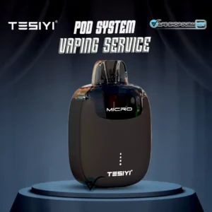 TESIYI Micro Pod System Kit 500mAh – Compact & Stylish Black color