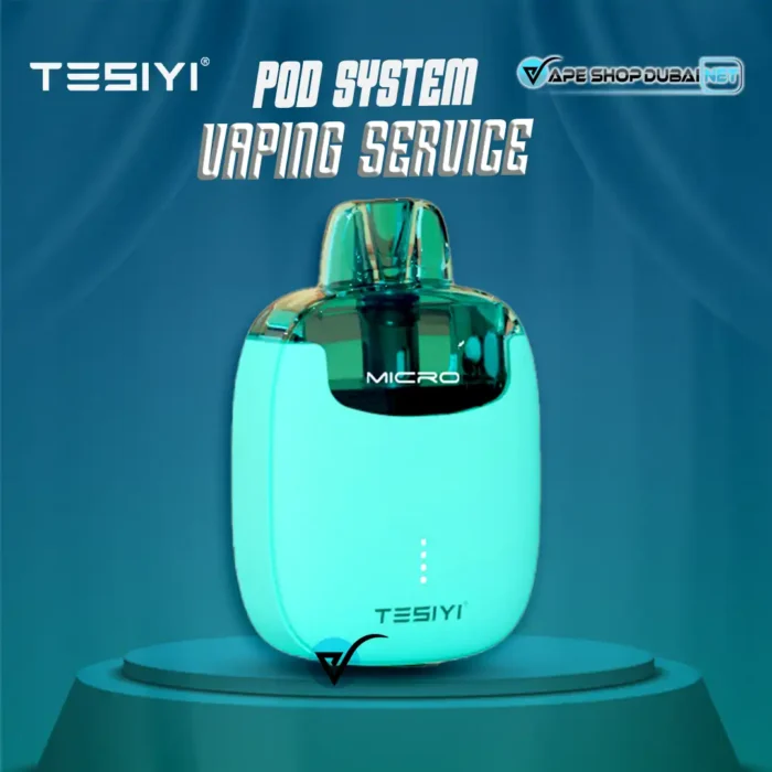 TESIYI Micro Pod System Kit 500mAh – Compact & Stylish Mint Green
