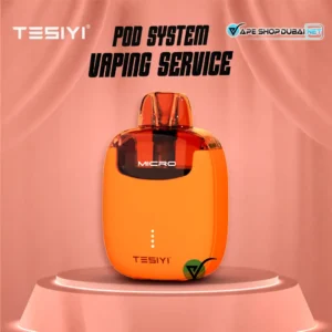 TESIYI Micro Pod System Kit 500mAh – Compact & Stylish Orange