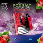 Pod Salt 35k Puffs 20mg Disposable Vape STRAWBERRY in UAE