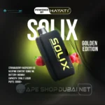 Hayati Solix 30000 Puffs Disposable Vape Golden Edition SSTRAWBERRY RASPBERRY ICE Flavors In UAE
