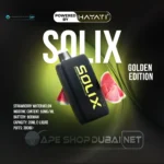 Hayati Solix 30000 Puffs Disposable Vape Golden Edition Strawberry Watermelon Flavors In UAE
