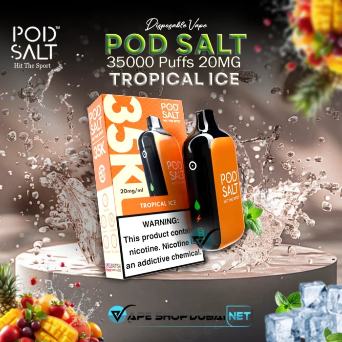 Pod Salt 35k Puffs 20mg Disposable Vape TROPICAL ICE in UAE