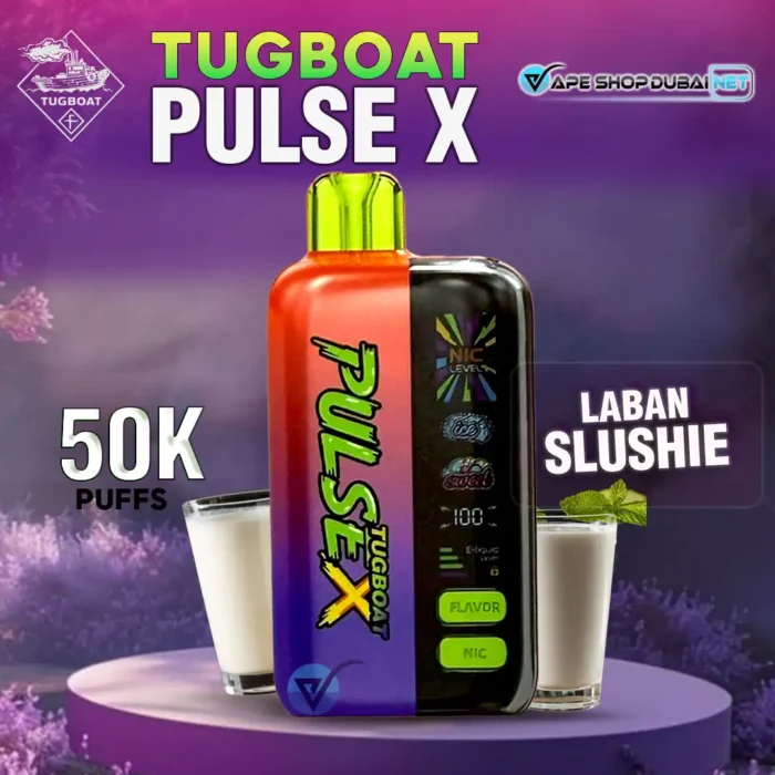 Buy Tugboat PULSE X 50K Puffs in UAE | Premium Laban Slushie