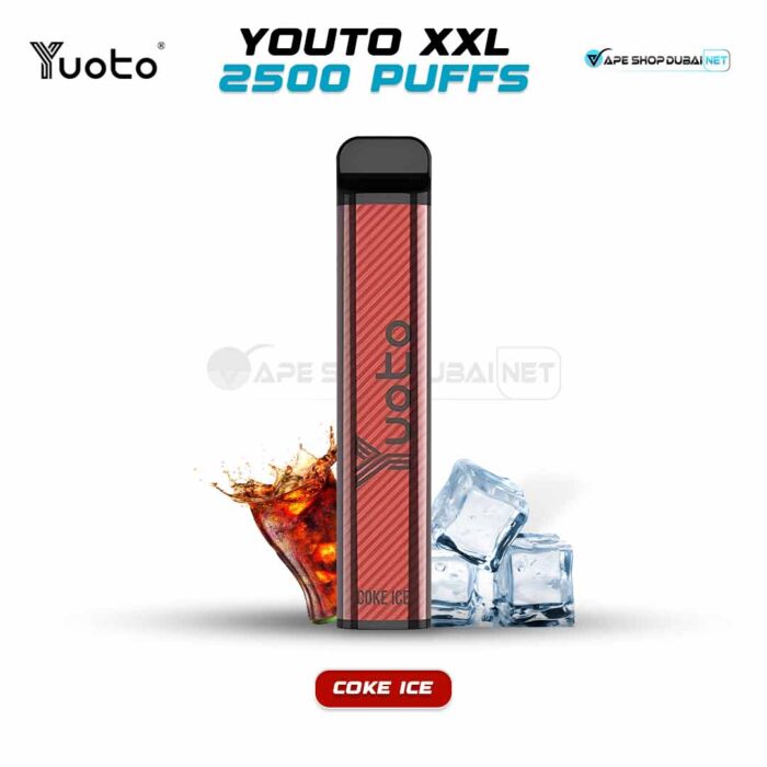 Yuoto XXL Disposable Vape 2500 Puffs Energy Coke Ice In Dubai