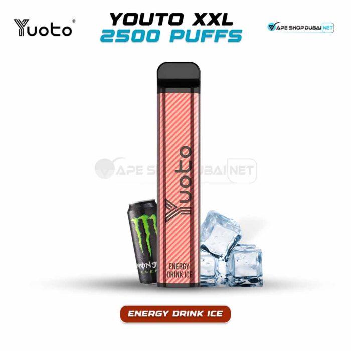 Yuoto XXL Disposable Vape 2500 Puffs Energy Drink Ice In Dubai