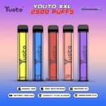Yuoto XXL Disposable Vape 2500 Puffs In Dubai UAE