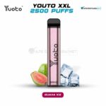 Yuoto XXL Disposable Vape 2500 Puffs Guava Ice In Dubai