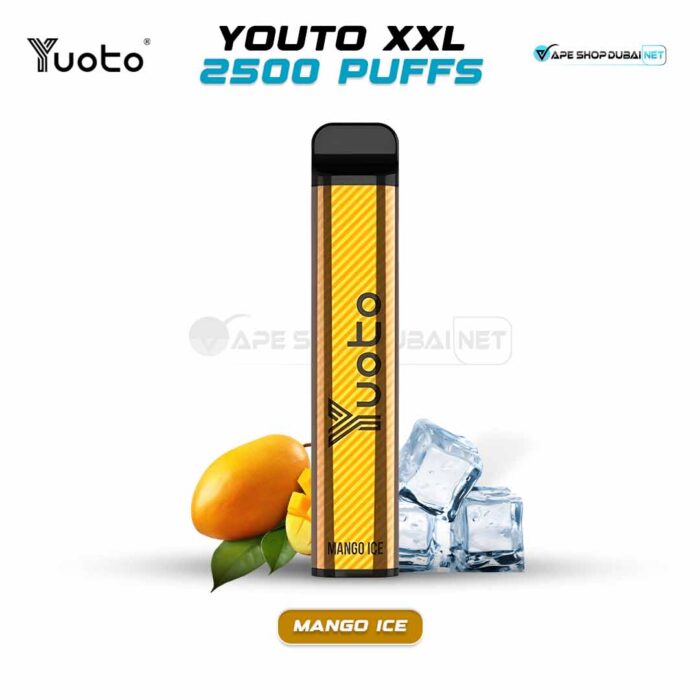 Yuoto XXL Disposable Vape 2500 Mango Ice In Dubai UAE