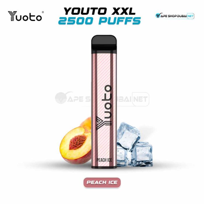Yuoto XXL Disposable Vape 2500 Puffs Peach Ice In Dubai UAE