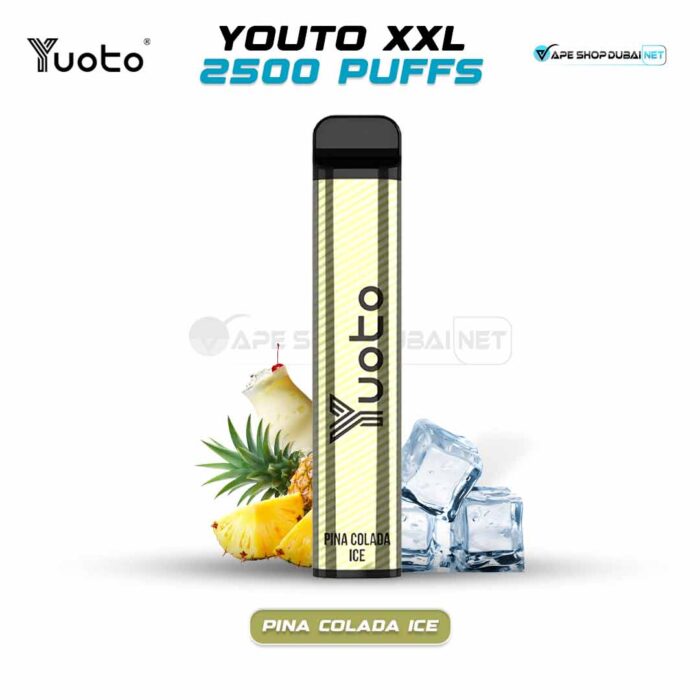 Yuoto XXL Disposable Vape 2500 Puffs Pina Colada ice In Dubai UAE