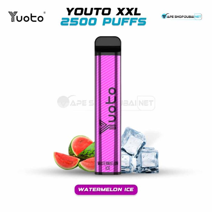 Yuoto XXL Disposable Vape 2500 Puffs Watermelon Ice In Dubai UAE
