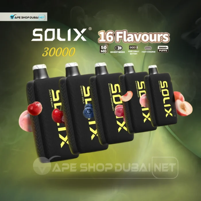 Hayati Solix 30000 Puffs Disposable Vape Golden Edition In UAE