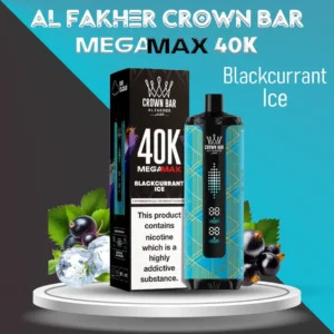 AL Fakher Crown Bar 40000 Puffs Mega Max Blackcurrant Ice