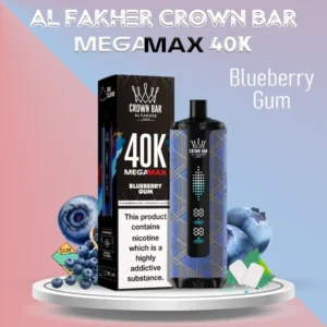 AL Fakher Crown Bar 40000 Puffs Mega Max Blueberry Gum