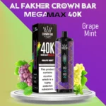 AL Fakher Crown Bar 40000 Puffs Mega Max Grape Mint