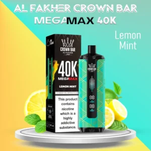 AL Fakher Crown Bar 40000 Puffs Mega Max Lemon Mint