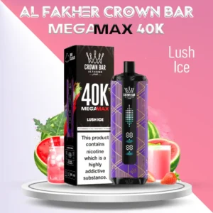 AL Fakher Crown Bar 40000 Puffs Mega Max Lush Ice