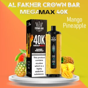 AL Fakher Crown Bar 40000 Puffs Mega Max Mango Pineapple