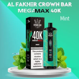 AL Fakher Crown Bar 40000 Puffs Mega Max Mint