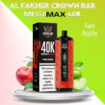 AL Fakher Crown Bar 40000 Puffs Mega Max Two Apple