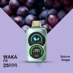 Waka-PA25000-Puffs-Disposable-Sakura-Grape