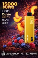 HQD Cuvie Slick Pro 15000 Puffs Peach Berry