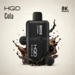HQD Miracle 8000 Puffs Zero Nicotine (0mg) Black Dragon