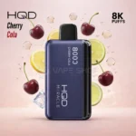 HQD Miracle 8000 Puffs Zero Nicotine (0mg) Cherry Cola