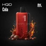 HQD Miracle 8000 Puffs Zero Nicotine (0mg) Cola