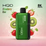 HQD Miracle 8000 Puffs Zero Nicotine (0mg) Strawberry Kiwi